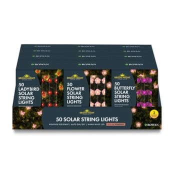 Wholesale Cute Firefly Solar String Lights 50pk CDU | Wholesale Direct