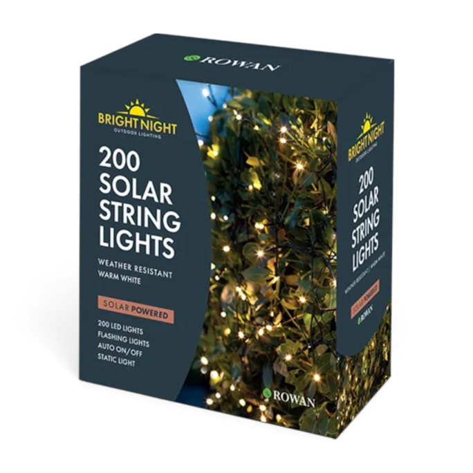 Wholesale 200 LED Solar String Lights Warm White CDU | Wholesale Direct Wholesale 200 LED Solar String Lights Warm White CDU | Wholesale Direct