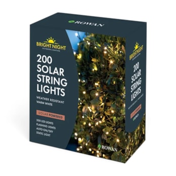 Wholesale 200 LED Solar String Lights Warm White CDU | Wholesale Direct