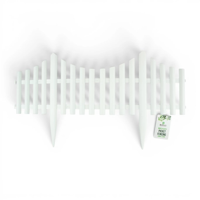 Wholesale White Plastic Picket Fencing | Wholesale Direct