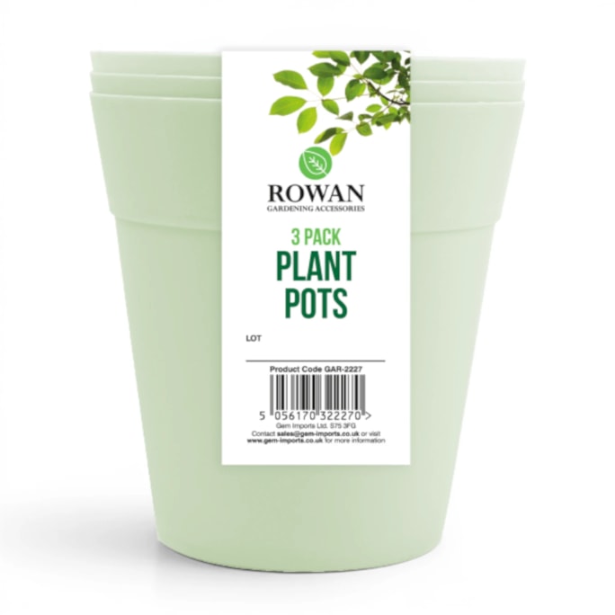 Wholesale Plant Pots 13cm 3pk | Wholesale Direct