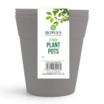 Wholesale Plant Pots 13cm 3pk | Wholesale Direct