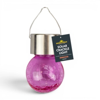 Wholesale Solar Coloured Glass Crackle Ball Light CDU | Wholesale Direct