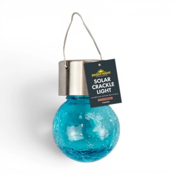 Wholesale Solar Coloured Glass Crackle Ball Light CDU | Wholesale Direct