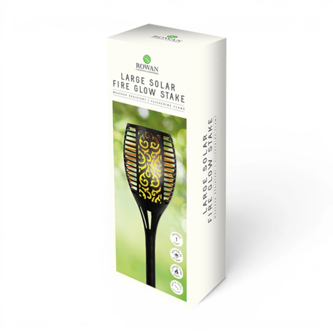 Wholesale Large Fire Solar Glow Stake | Wholesale Direct