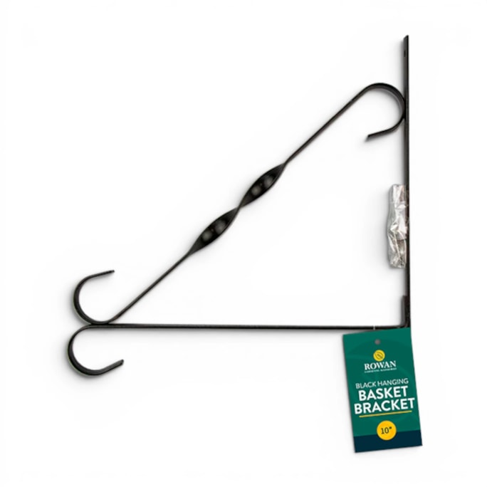 Wholesale 10" Black Hanging Basket Bracket | Wholesale Direct