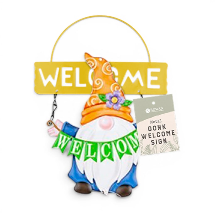 Wholesale Gonk Metal Welcome Sign | Wholesale Direct Wholesale Gonk Metal Welcome Sign | Wholesale Direct