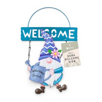 Wholesale Gonk Metal Welcome Sign | Wholesale Direct