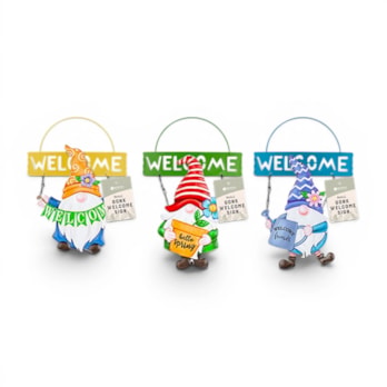 Wholesale Gonk Metal Welcome Sign | Wholesale Direct