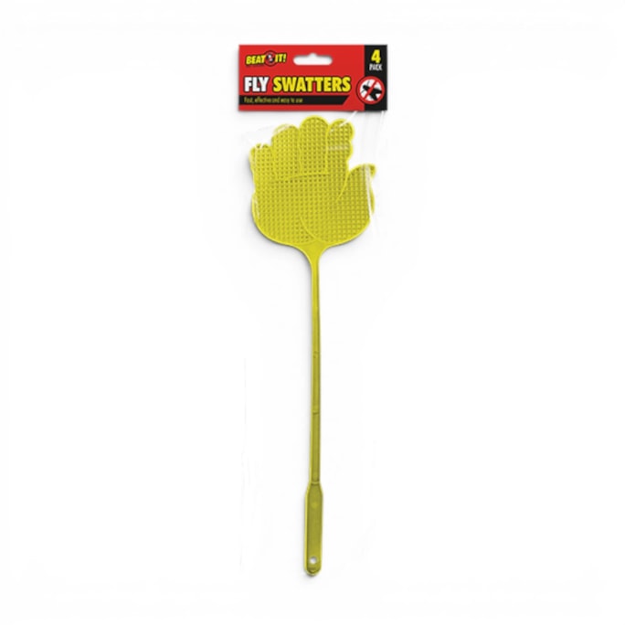 Wholesale Fly Swatters 4pk | Wholesale Direct