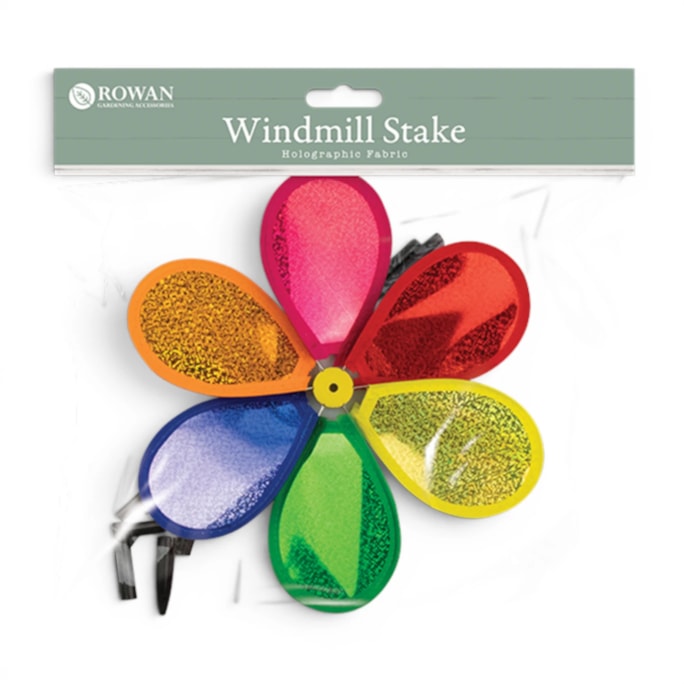 Wholesale Holographic Fabric Windmill on Stick | Wholesale Direct