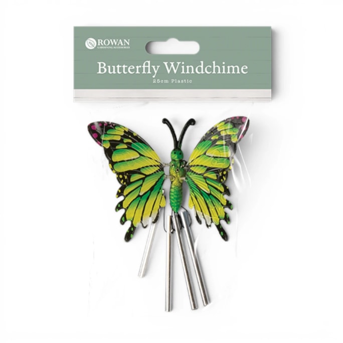 Wholesale Plastic Butterfly Windchime 25cm | Wholesale Direct