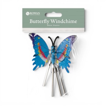 Wholesale Plastic Butterfly Windchime 25cm | Wholesale Direct