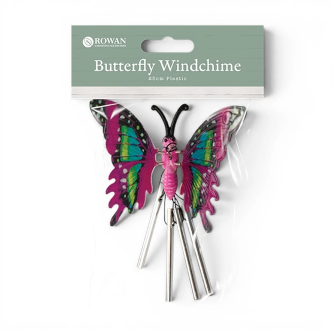 Wholesale Plastic Butterfly Windchime 25cm | Wholesale Direct