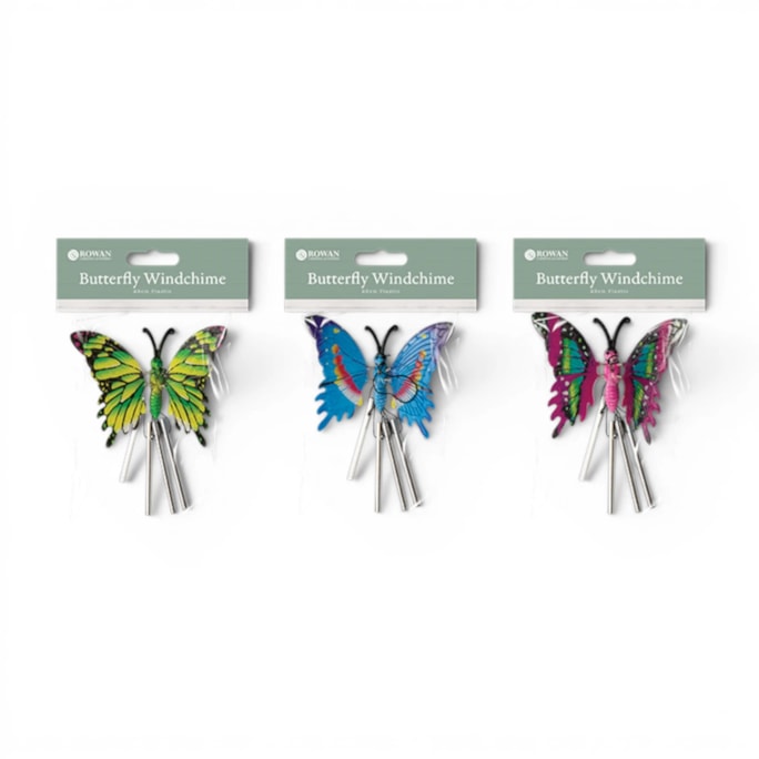 Wholesale Plastic Butterfly Windchime 25cm | Wholesale Direct
