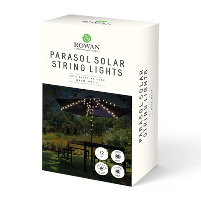 Wholesale Solar Parasol String Lights Warm White | Wholesale Direct Wholesale Solar Parasol String Lights Warm White | Wholesale Direct