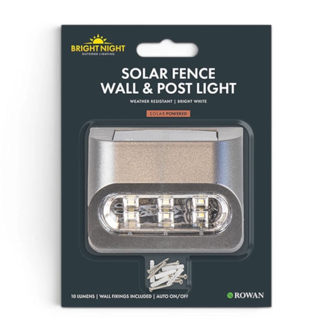 Wholesale Solar Powered Fence Wall and Post Light | Wholesale Direct