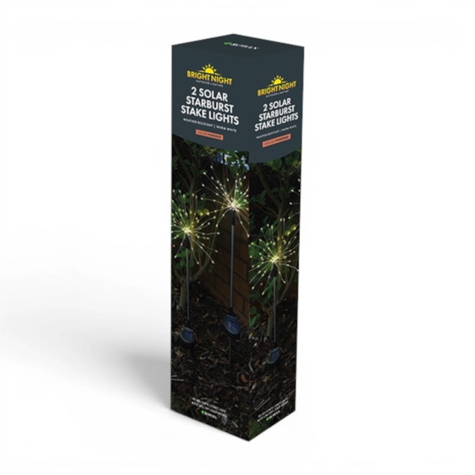 Wholesale Solar Starburst Stake 2pk | Wholesale Direct