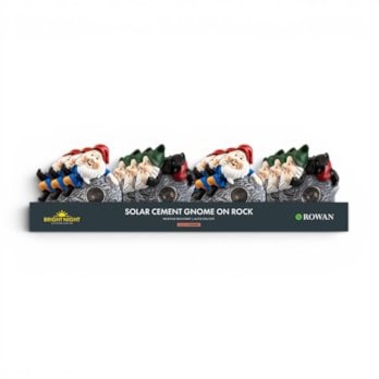 Wholesale Cement Gnome on Rock Solar Light | Wholesale Direct Wholesale Cement Gnome on Rock Solar Light | Wholesale Direct