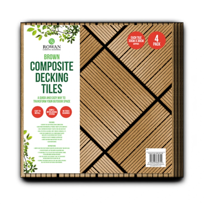 Wholesale Composite Decking Tiles 4pk | Wholesale Direct