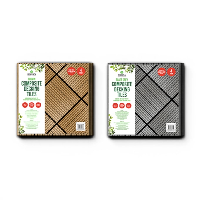 Wholesale Composite Decking Tiles 4pk | Wholesale Direct