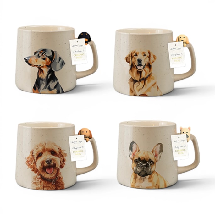 Wholesale Ceramic Dog Mug 12oz | Wholesale Direct