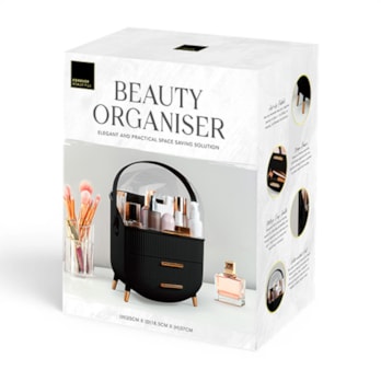 Wholesale Black Cosmetic Storage Case With Handle | Wholesale Direct