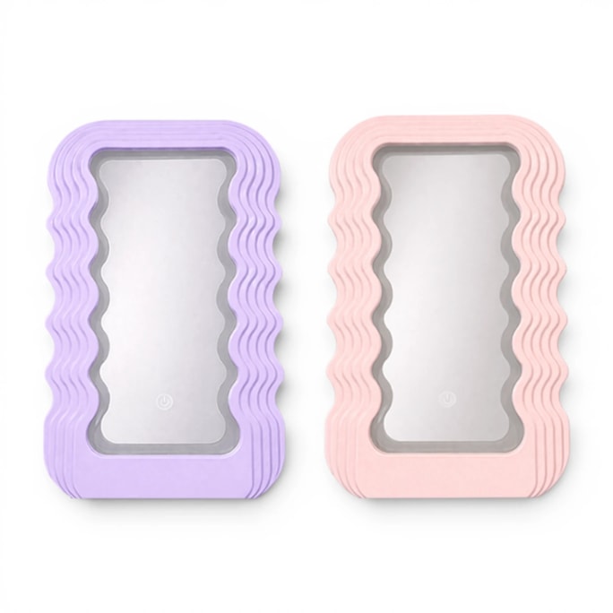 Wholesale Light Up Wavy Mirror CDU | Wholesale Direct Wholesale Light Up Wavy Mirror CDU | Wholesale Direct