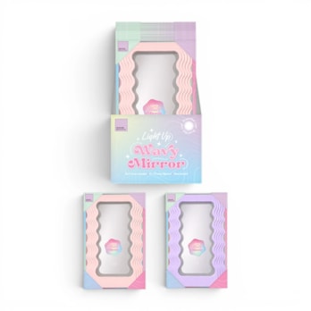 Wholesale Light Up Wavy Mirror CDU | Wholesale Direct Wholesale Light Up Wavy Mirror CDU | Wholesale Direct