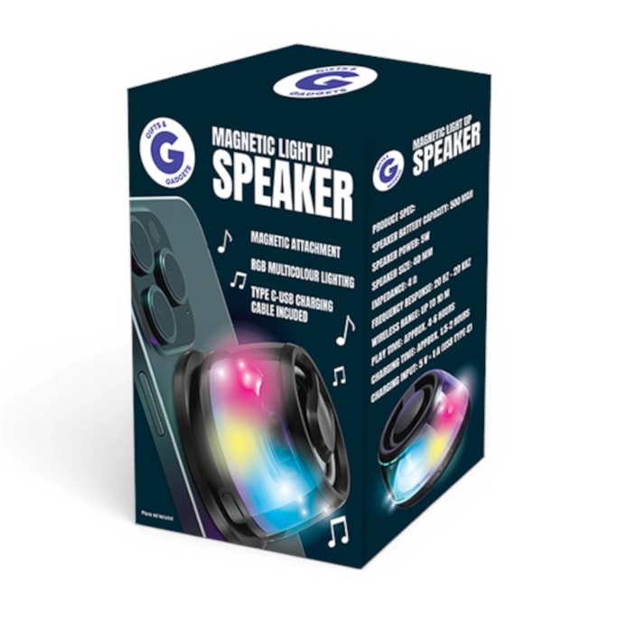 Wholesale Multicolour Light Up Magnetic Speaker | Wholesale Direct