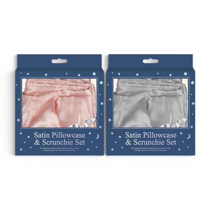 Wholesale Satin Pillowcase & Scunchie Set | Wholesale Direct Wholesale Satin Pillowcase & Scunchie Set | Wholesale Direct