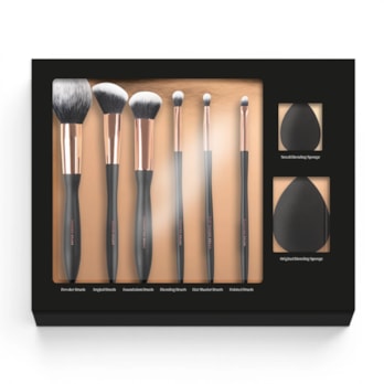 Wholesale Black Professional Makeup Brush Set 8pk | Wholesale Direct