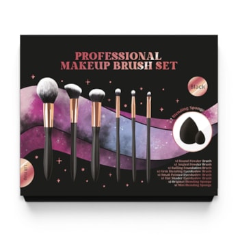 Wholesale Black Professional Makeup Brush Set 8pk | Wholesale Direct Wholesale Black Professional Makeup Brush Set 8pk | Wholesale Direct