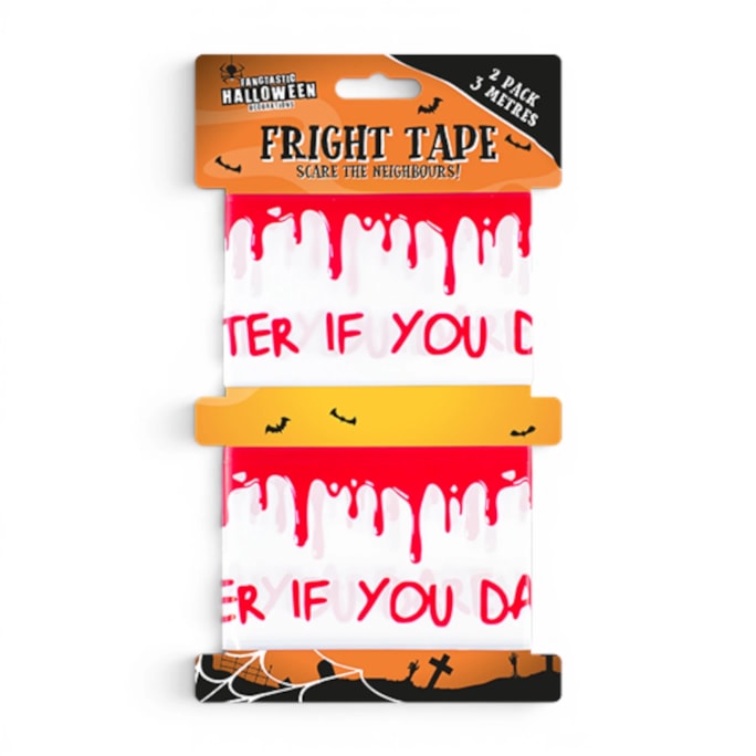 Wholesale Halloween Fright Tape - 2 Pack | Wholesale Direct Wholesale Halloween Fright Tape - 2 Pack | Wholesale Direct