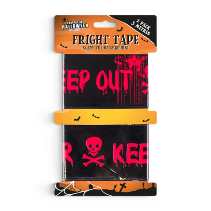 Wholesale Halloween Fright Tape - 2 Pack | Wholesale Direct