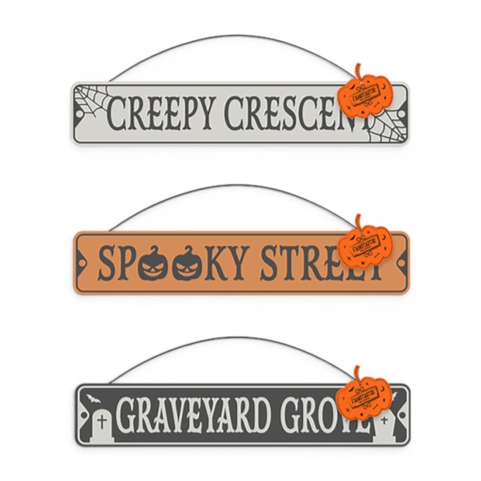 Wholesale Halloween Metal Plaque | Wholesale Direct Wholesale Halloween Metal Plaque | Wholesale Direct