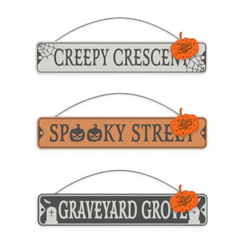 Wholesale Halloween Metal Plaque | Wholesale Direct
