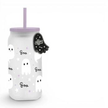 Wholesale Ghost Glass Mason Jar With Straw | Wholesale Direct