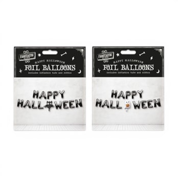 Wholesale Happy Halloween Slogan Foil Balloons | Wholesale Direct Wholesale Happy Halloween Slogan Foil Balloons | Wholesale Direct