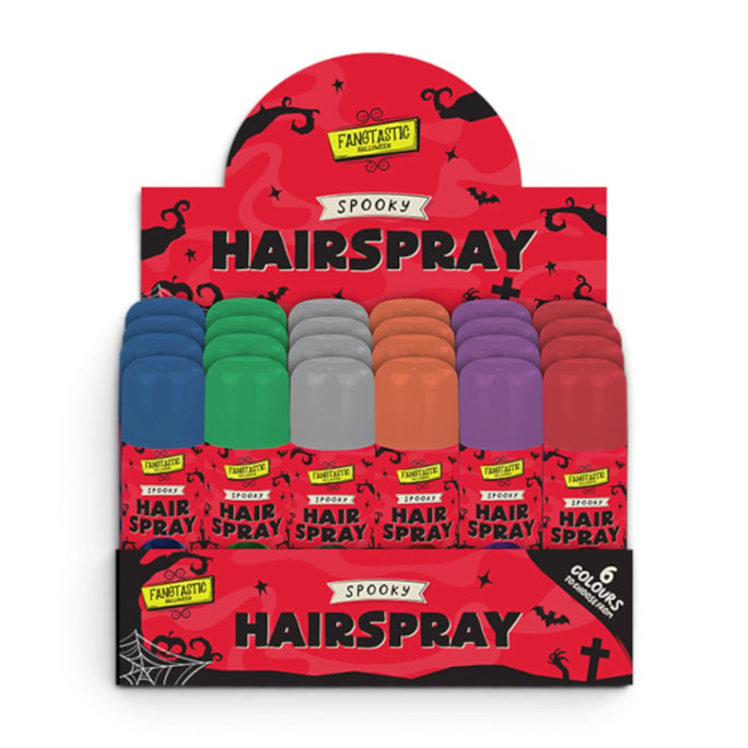 Wholesale Spooky Coloured Hairspray 1.8fl oz CDU | Wholesale Direct