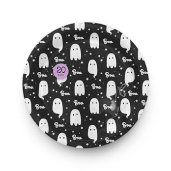 Wholesale Plastic Free Ghost Paper Plates 20pk CDU | Wholesale Direct