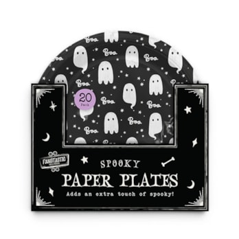 Wholesale Plastic Free Ghost Paper Plates 20pk CDU | Wholesale Direct Wholesale Plastic Free Ghost Paper Plates 20pk CDU | Wholesale Direct