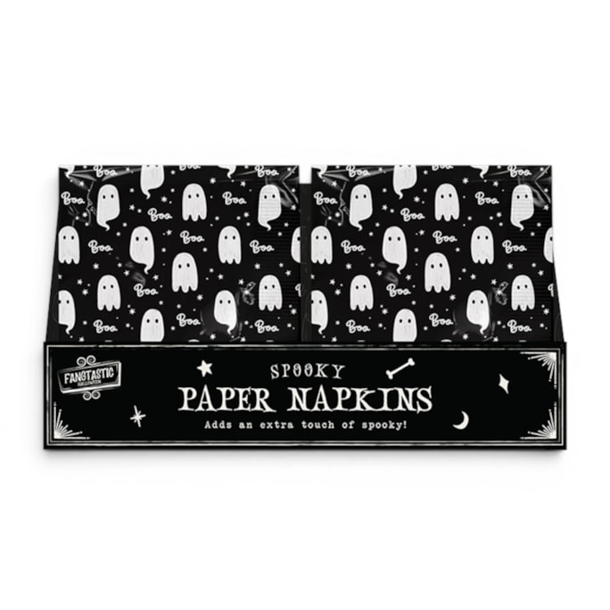 Wholesale 3 Ply Ghost Napkins 40pk CDU | Wholesale Direct