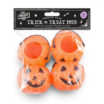 Wholesale Halloween Candy Holder 4pk | Wholesale Direct