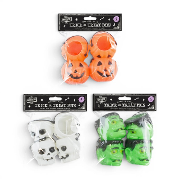 Wholesale Halloween Candy Holder 4pk | Wholesale Direct