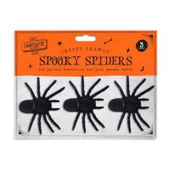 Wholesale Halloween Spooky Spiders - 3 Pack | Wholesale Direct