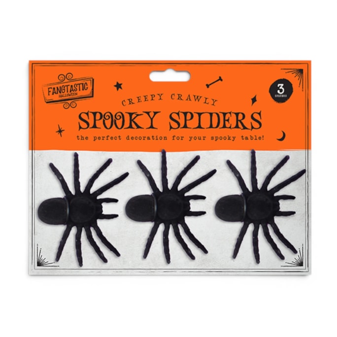 Wholesale Halloween Spooky Spiders - 3 Pack | Wholesale Direct