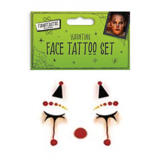 Wholesale Halloween Face Tattoo Set | Wholesale Direct