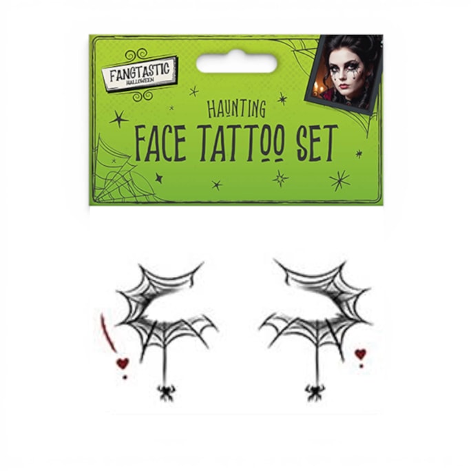 Wholesale Halloween Face Tattoo Set | Wholesale Direct