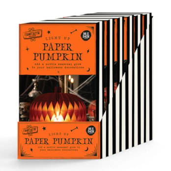 Wholesale Halloween Light Up Paper Pumpkin CDU | Wholesale Direct